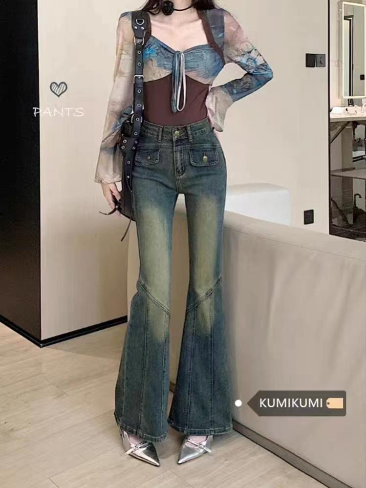 不同牛仔裤版型搭配技巧